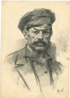 Холуев Владимир Фёдорович. Эскиз к картине «Солдаты революции» 